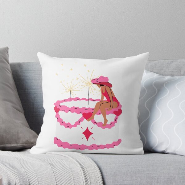 Item preview, A woman sitting on top of a pink cake.  designed and sold by Innamalinka.