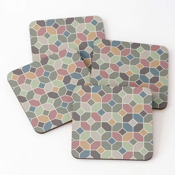Item preview, Simple Geometric moroccan tile style shapes multicolored  designed and sold by Designsbyluzia.