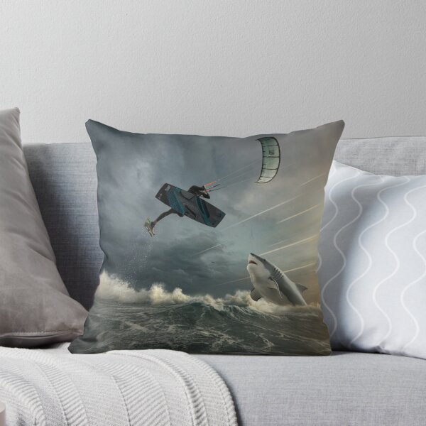 Item preview, "Epic Encounter: Kitesurfer vs Shark" T-SHIRT designed and sold by GIPR.