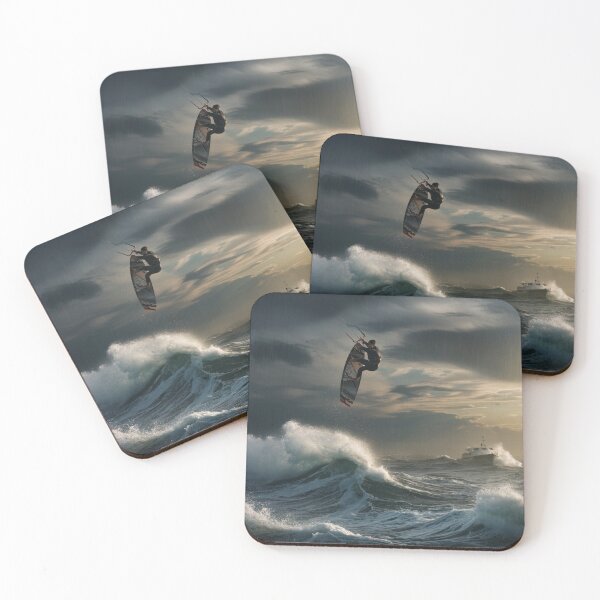 Item preview, "Epic Encounter: Kitesurfer vs Shark" designed and sold by GIPR.