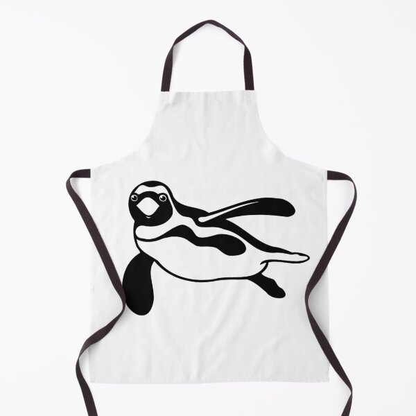 Aperçu de l'œuvre Pingouin de natation créée et vendue par alina-k-design.