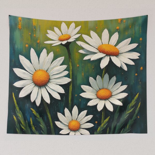 Item preview, Spring Power – A Painting of Daisy Flowers in Bloom designed and sold by twisted-dot.