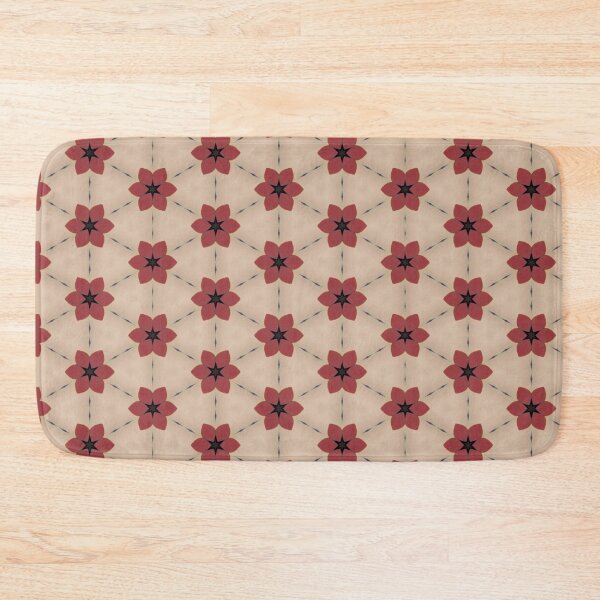 Item preview, Red Flower Pattern designed and sold by Zodii.