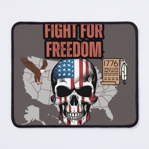 Item preview, USA Patriotic Freedom Skull designed and sold by FroggyFly Designs.