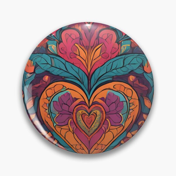 Item preview, Heart in Bloom - A Symbol of Love and Life designed and sold by Line in Bloom.