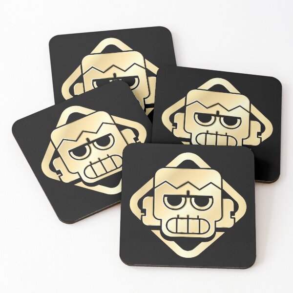 Artikelvorschau, Brawl Stars Frank Charakter Gold-Symbol entworfen und verkauft von Kubala Designs.