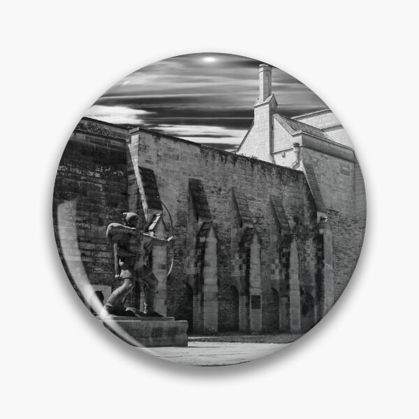 Item preview, Robin Hood and Nottingham Castle BW designed and sold by Alisonchambers2.