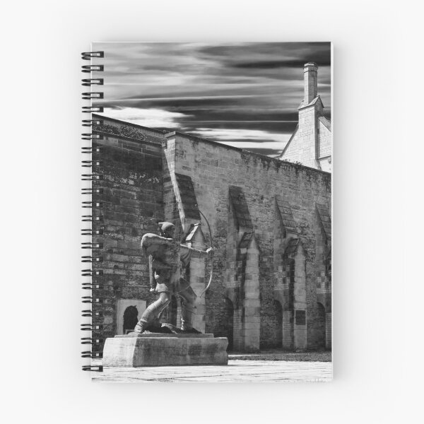 Item preview, Robin Hood and Nottingham Castle BW designed and sold by Alisonchambers2.
