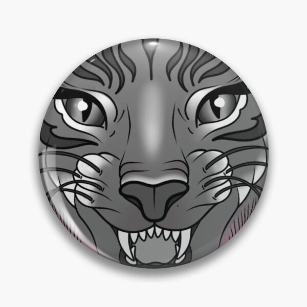 Artikelvorschau, graues Tigerdesign entworfen und verkauft von izbabbles.