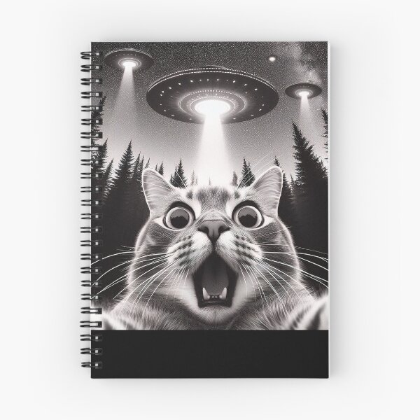 Item preview, Cat UFO Selfie Meme Funny Alien T-Shirt for Pet Lovers designed and sold by boundlessly2art.