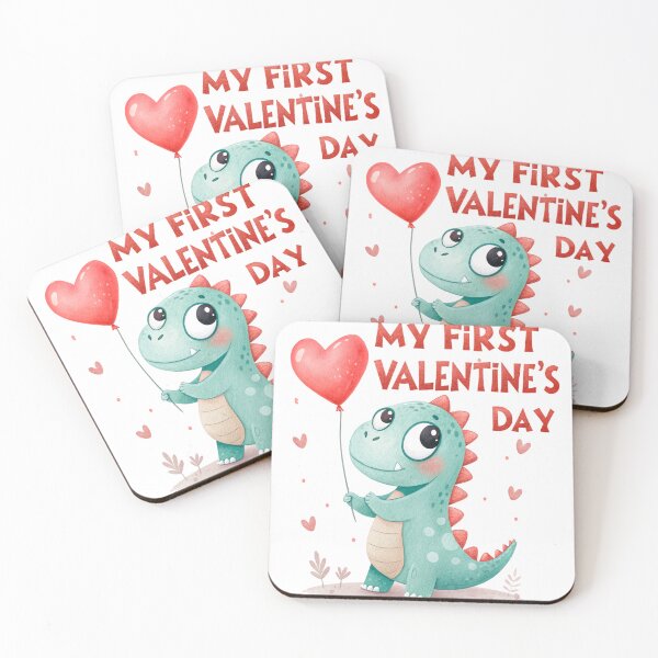 Item preview, Dinosaur My First Valentines Day designed and sold by LeeLooUA.