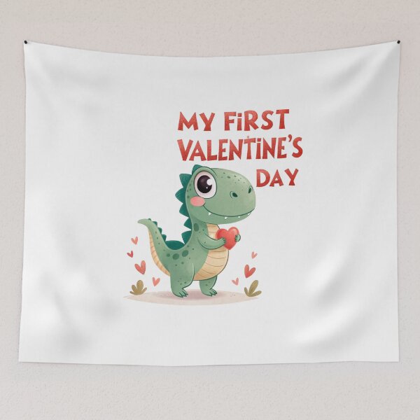 Item preview, Dinosaur My First Valentines Day designed and sold by LeeLooUA.