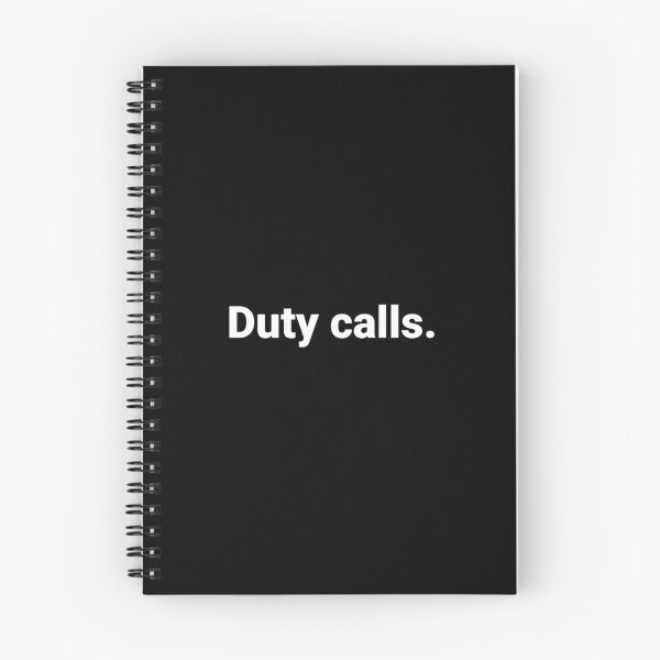 Item preview, Duty calls. designed and sold by Text-based T-Shirts and Gifts.