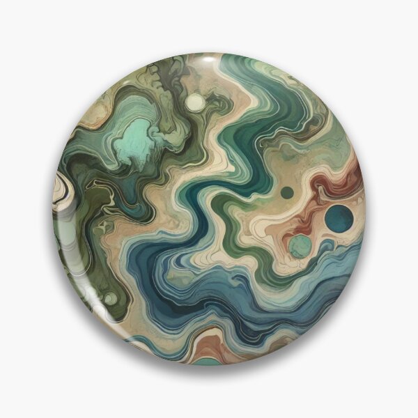 Item preview, Liquid Terrain - Abstract Flowing Landscapes designed and sold by Traloch O'Laoi.