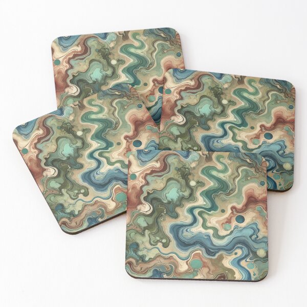 Item preview, Liquid Terrain - Abstract Flowing Landscapes designed and sold by Traloch O'Laoi.