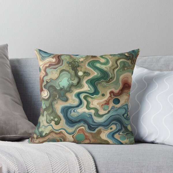 Item preview, Liquid Terrain - Abstract Flowing Landscapes designed and sold by Traloch O'Laoi.