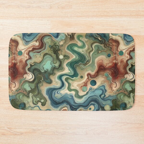Item preview, Liquid Terrain - Abstract Flowing Landscapes designed and sold by Traloch O'Laoi.