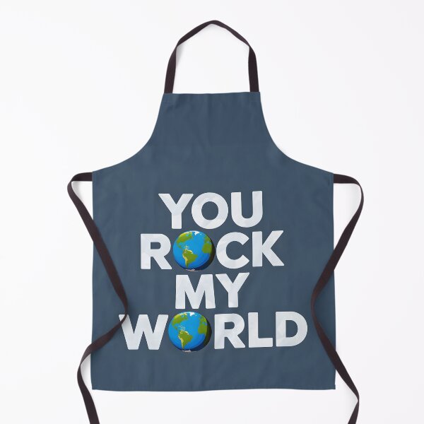 Item preview, You rock my world design made of planet Earth as letter O to express your love designed and sold by EmeraldeaArt.
