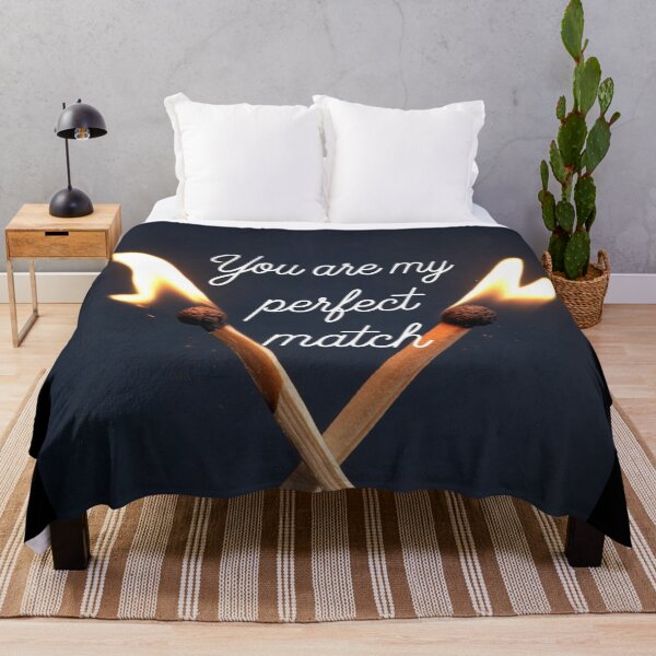 Item preview, "You Are My Perfect Match" - Romantic Burning Matches Design designed and sold by Kubala.