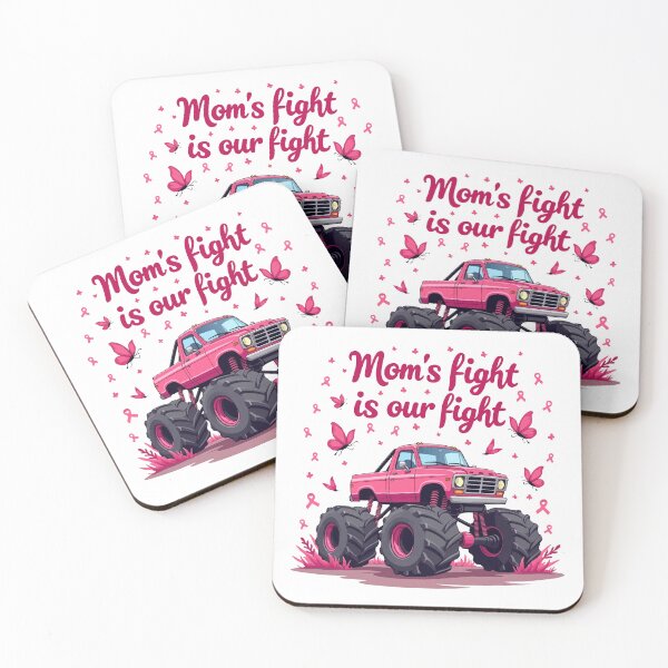 Item preview, Mom’s Fight Is Our Fight - Breast Cancer Awareness designed and sold by HandicraftArt.