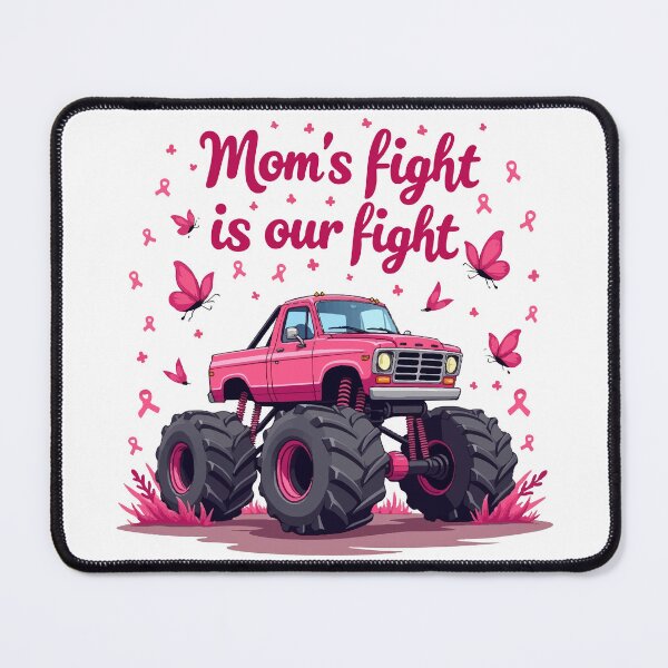 Item preview, Mom’s Fight Is Our Fight - Breast Cancer Awareness designed and sold by HandicraftArt.