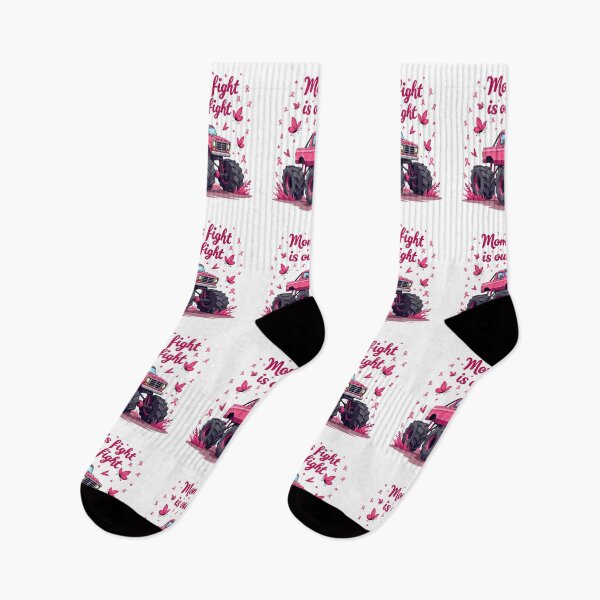Item preview, Mom’s Fight Is Our Fight - Breast Cancer Awareness designed and sold by HandicraftArt.