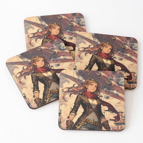 Item preview, Lady Adventurer airship engineer - Dreamlike Art & Poetry designed and sold by Designs-Labs.