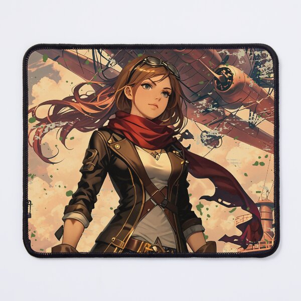 Item preview, Lady Adventurer airship engineer - Dreamlike Art & Poetry designed and sold by Designs-Labs.