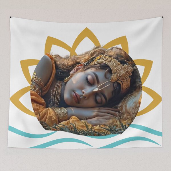 Item preview, Sri Krishna Dreaming designed and sold by GothicaMystica.