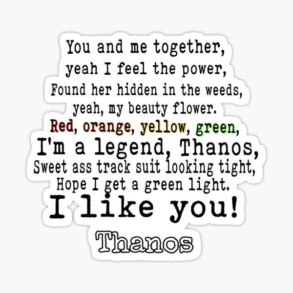 Artikel-Vorschau von Legende Thanos Rap, designt und verkauft von GemimaRosaArt.