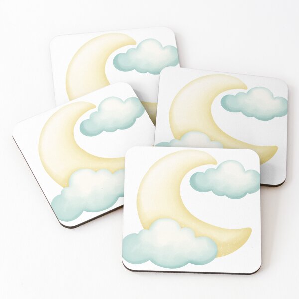 Item preview, Sweet Dream pastel cloudy, for baby decoration designed and sold by Bunnylovely.