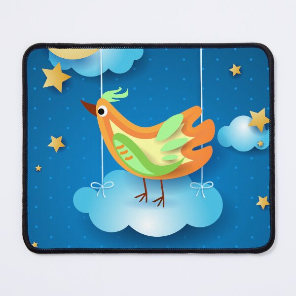 Item preview, Over the clouds, bird at night designed and sold by LuisaVenturoli.