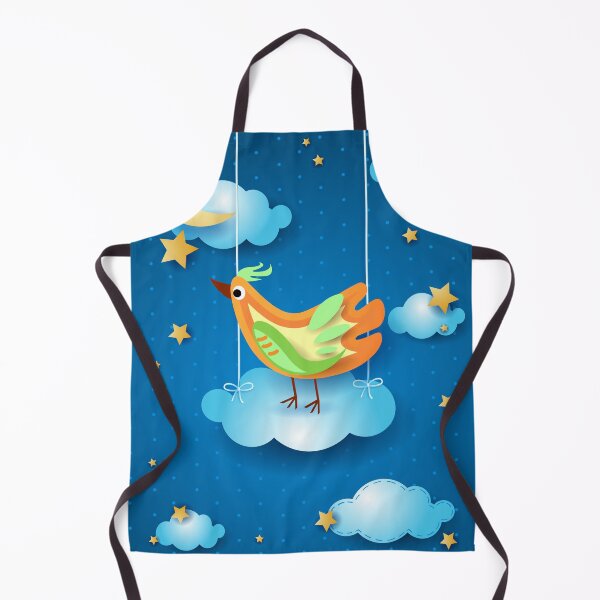 Item preview, Over the clouds, bird at night designed and sold by LuisaVenturoli.