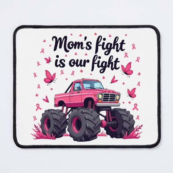 Item preview, Mom’s Fight Is Our Fight - Breast Cancer Awareness designed and sold by HandicraftArt.