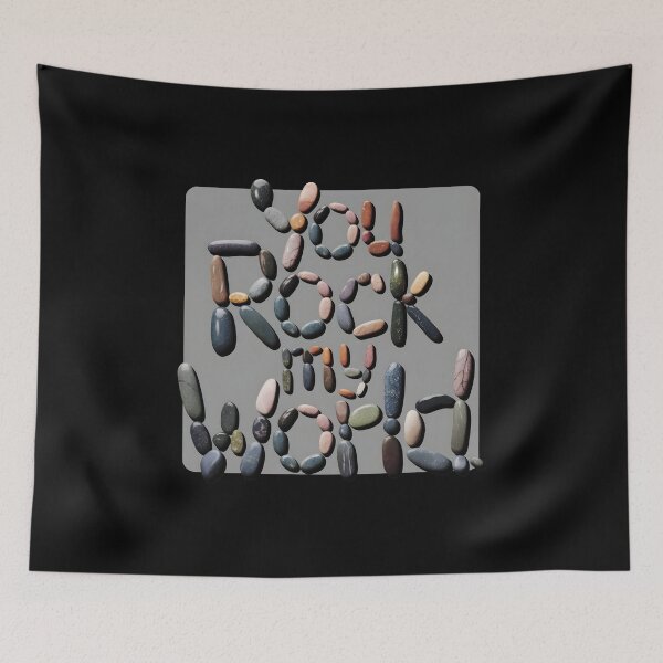 Item preview, you rock my world from pebbles funny expressing love design designed and sold by EmeraldeaArt.
