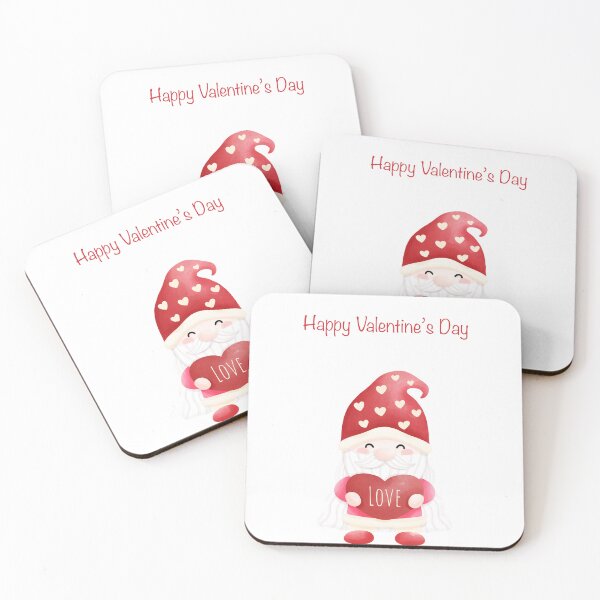 Item preview, Red valentine's day gnome designed and sold by Bunnylovely.