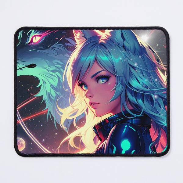 Item preview, Wolf guardian Star spirit - Dreamlike Art & Poetry designed and sold by Designs-Labs.
