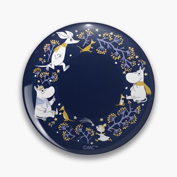 Item preview, Moomin Moomintroll & Co Winter Wreath designed and sold by MoominStore.