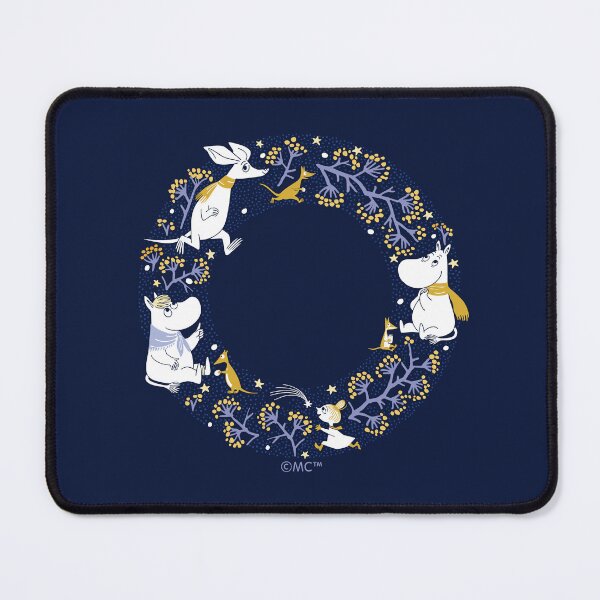 Item preview, Moomin Moomintroll & Co Winter Wreath designed and sold by MoominStore.