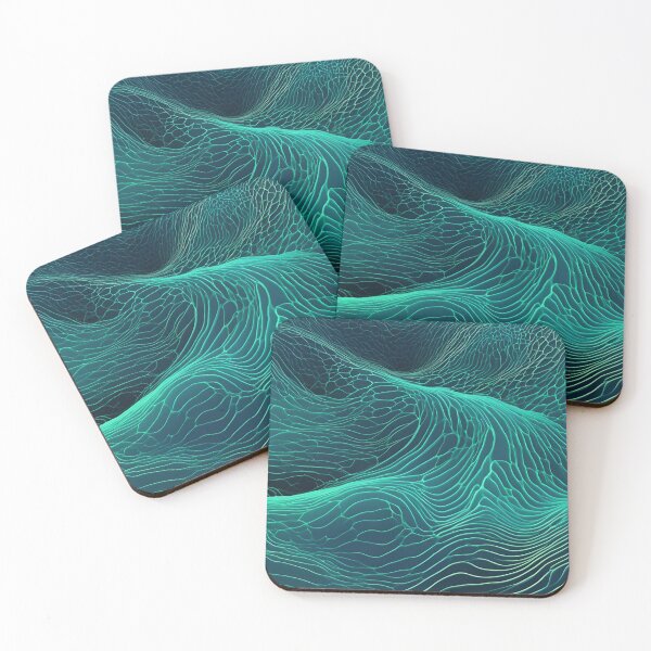 Item preview, Ethereal Delta - Abstract Flowing Waterforms designed and sold by Traloch O'Laoi.
