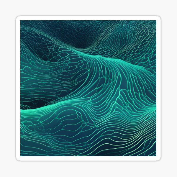Item preview, Ethereal Delta - Abstract Flowing Waterforms designed and sold by Traloch O'Laoi.