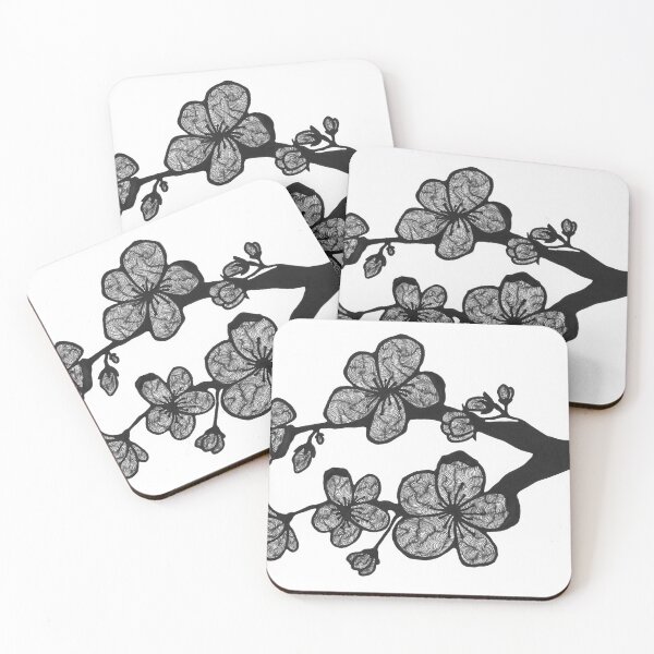Item preview, Black & White Blossoms designed and sold by Nicolene From Africa.