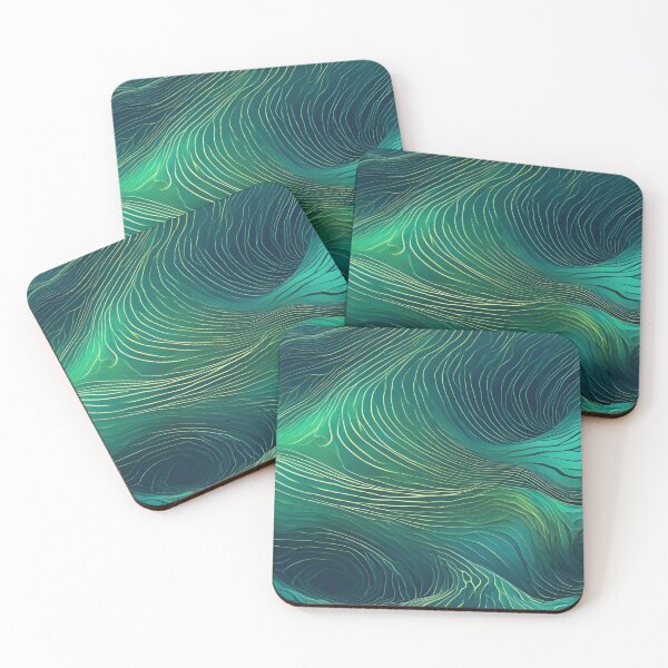 Item preview, Ethereal Delta v2 - Abstract Flowing Waterforms designed and sold by Traloch O'Laoi.