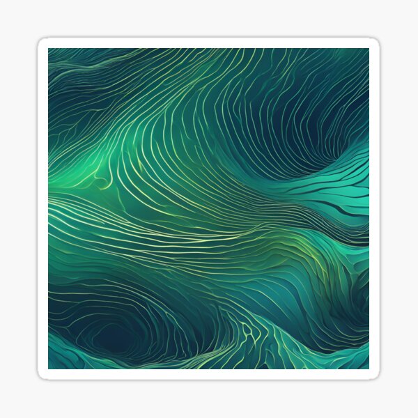 Item preview, Ethereal Delta v2 - Abstract Flowing Waterforms designed and sold by Traloch O'Laoi.