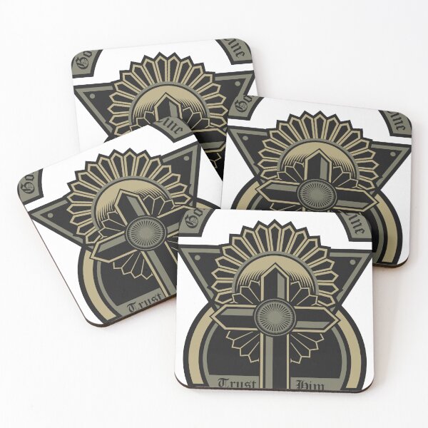 Item preview, Faith & Strength – Gothic Cross Emblem designed and sold by TeesHearts100.