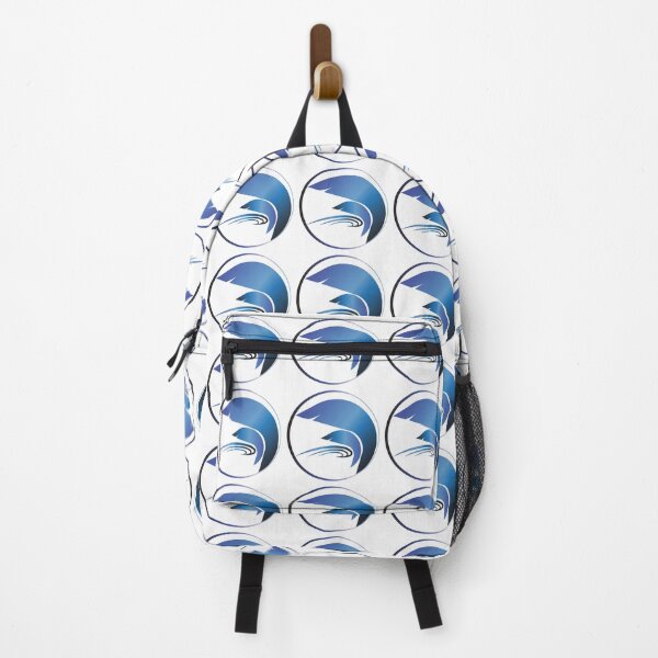Item preview, blue abstract big and little shark designed and sold by SAIDDIA.