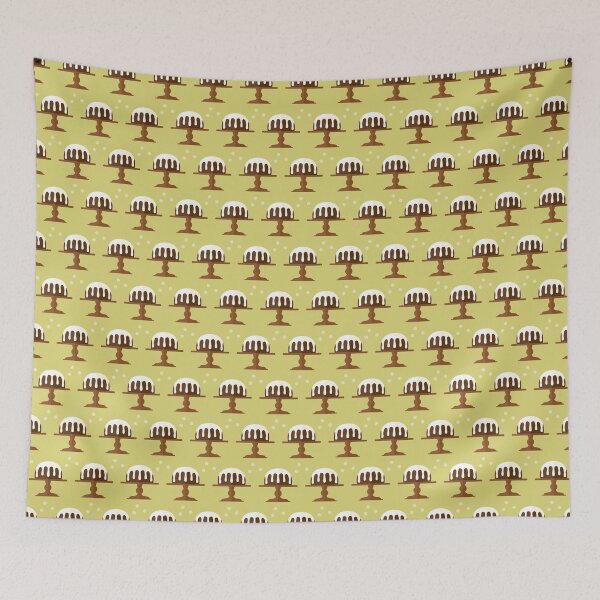 Item preview, Sticky toffee cakes on green designed and sold by reneesillus.