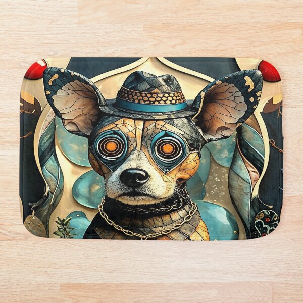 Item preview, Funny Artistic Dog with Hat designed and sold by Artistic Trio  Design.