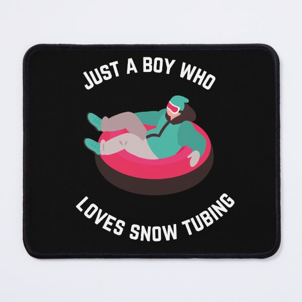 Item preview, just a boy who loves snow tubing designed and sold by sydney-syder.