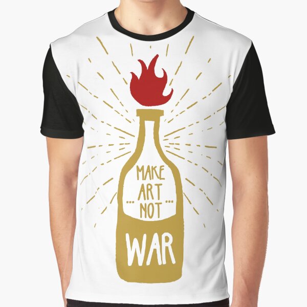 Item preview, Ignite Creativity – Make Art, Not War designed and sold by TeesHearts100.